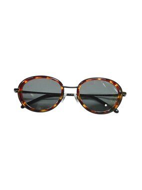 Diesel DL1018 51mm Oval Sunglasses in Matte Black/Dark Grey
